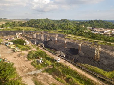 Eski Kömür Madenciliği ve Nakliye Limanı hava görüntüsü