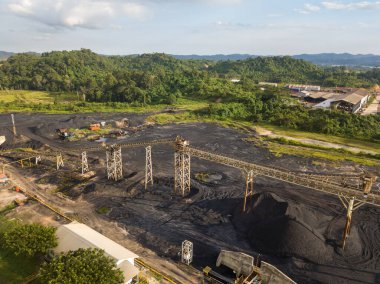 Eski Kömür Madenciliği ve Nakliye Limanı hava görüntüsü