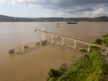 Eski Kömür Madenciliği ve Nakliye Limanı hava görüntüsü