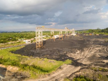 Eski Kömür Madenciliği ve Nakliye Limanı hava görüntüsü