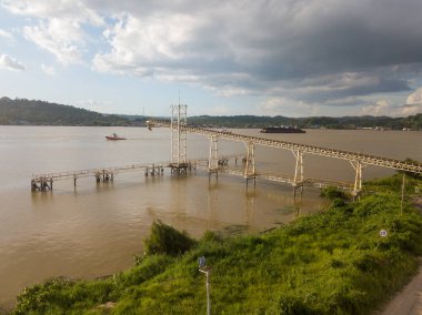 Eski Kömür Madenciliği ve Nakliye Limanı hava görüntüsü