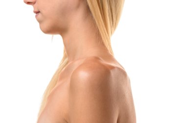 Yaka kemik Beslenme yetersizliği bir kadının