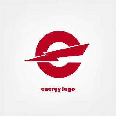 Enerji sembolü ile logo