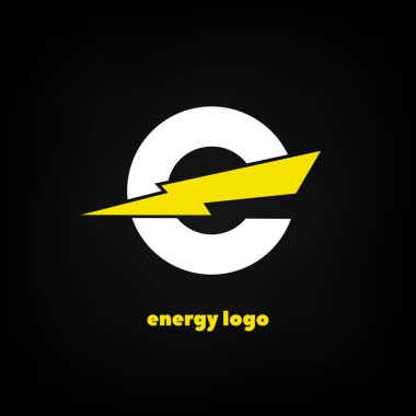 Enerji sembolü ile logo