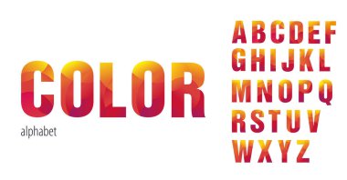 Parlak geometrik alfabesi