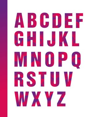 Parlak geometrik alfabesi