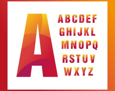 Parlak geometrik alfabesi