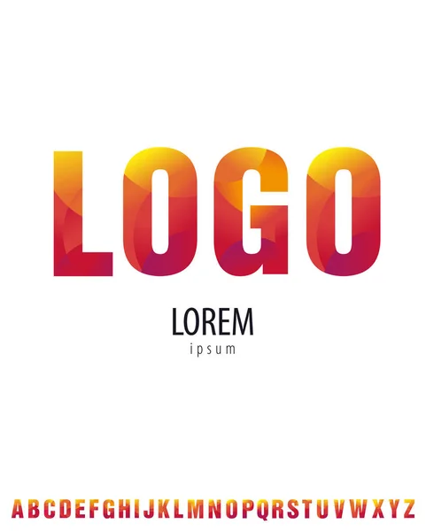 Logo couleur brillant — Image vectorielle