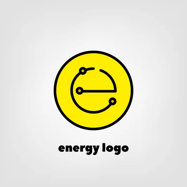 Energia szimbólum logó — Stock Vector