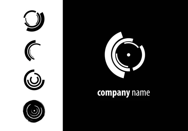 Сектор коло логотип — стоковий вектор