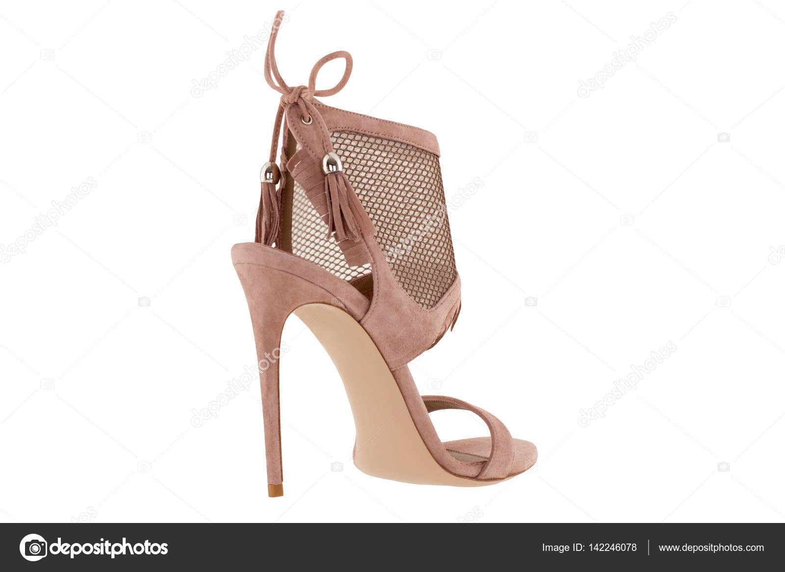 Sapatos femininos sobre fundo calçado premium