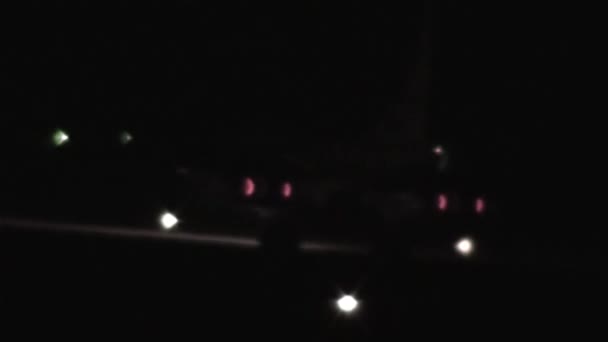 Letadlo obsahuje přídavným spalováním — Stock video