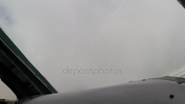 Kokpit görünümünden.