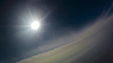 Bulutlar güneşin karşı