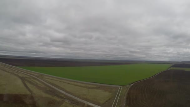 Aterrizando en las nubes — Vídeo de stock