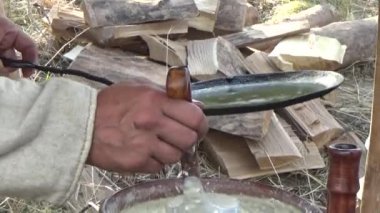 Krep ateş üzerinde pişirme