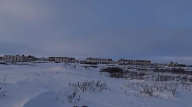 Kış Harabeleri üzerinde bulutlar