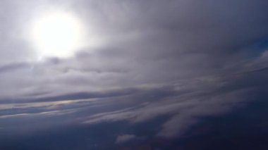 Cirrus bulutlar sayesinde güneş