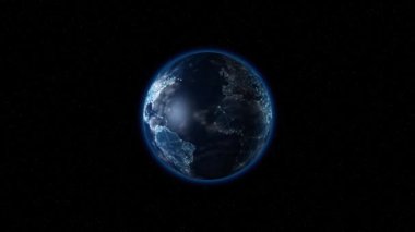 Yeryüzü ışıl ışıl şehirleriyle dönüyor.