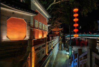 Antik kenti pier gece