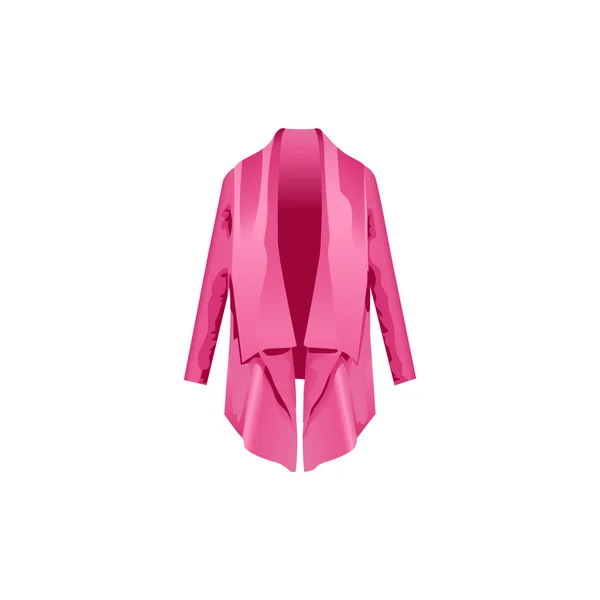 El juego de las ilustraciones para el sitio web - los iconos vectoriales la ropa rosa femenina. Elemento 1 cárdigan cardie cardy ropa ropa ropa ropa armario de moda de Webit.Top — Archivo Imágenes Vectoriales