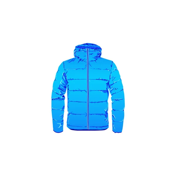 Egy sor illusztrációk a honlap-férfi vektor ikon. Element 2 kék kabát felsőkabát felsőruházat kabát ruhák ruházati téli meleg WebIT. Top — Stock Vector