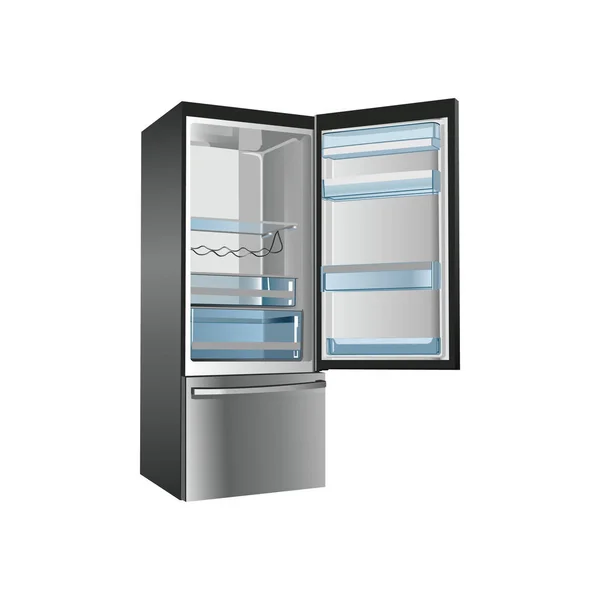 Zestaw ilustracji dla ikony wektorowej urządzeń internetowych. Element 11 lodówka lodówka Icebox coldequipment żywności lodu produktów kuchni Webit. Top — Wektor stockowy