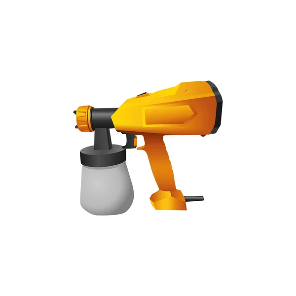 En uppsättning illustrationer för webbplats byggverktyg vektor ikon. Element 7 Paint spray airbrush färg spruta spruta nebulisator måla instrument verktyg makt elektrisk elektrisk av webit. Top — Stock vektor