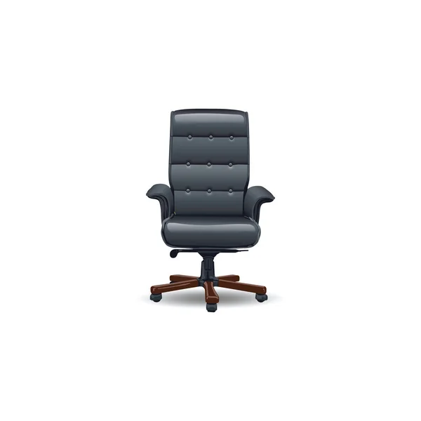 En uppsättning illustrationer för webbplats-möbler vektor ikon. Element 7 Office fåtölj kontorsstol Lounge pall årsredo Business Comfort läder av webit. Top — Stock vektor