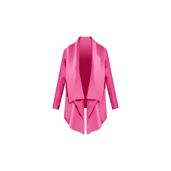 Una serie di illustrazioni per il sito web - raster immagine rosa abbigliamento femminile. Elemento 1 cardigan cardie abbigliamento cardy abbigliamento abbigliamento moda guardaroba di Webit.Top — Foto Stock
