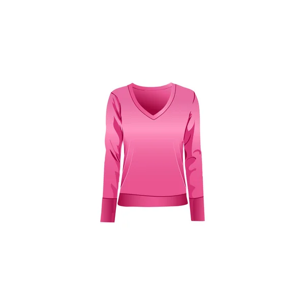 Una serie di illustrazioni per il sito web - raster immagine rosa abbigliamento femminile. Elemento 2 maglione pullover jersey abbigliamento vestiti felpa armadio manica di Webit.Top — Foto Stock