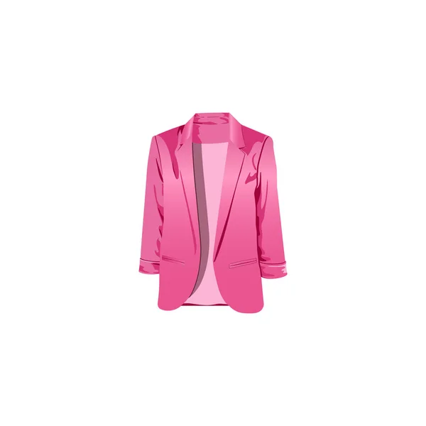 Μια σειρά από εικονογραφήσεις για την ιστοσελίδα-ράστερ ροζ γυναικεία ρούχα. Στοιχείο 5 φθινόπωρο γυναικείο μπουφάν παλτό ρούχα ρούχων μοντέλο ένδυμα ενδυμασία ντουλάπα του WebIT. top — Φωτογραφία Αρχείου