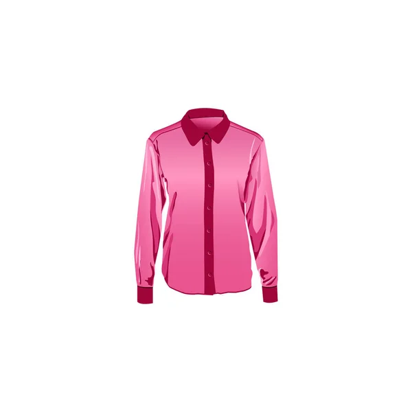 Μια σειρά από εικονογραφήσεις για την ιστοσελίδα-ράστερ ροζ γυναικεία ρούχα. Στοιχείο 7 πουκάμισο μπλούζα ρούχα ρούχων μόδα κλωστοϋφαντουργίας ντουλάπα του WebIT. top — Φωτογραφία Αρχείου
