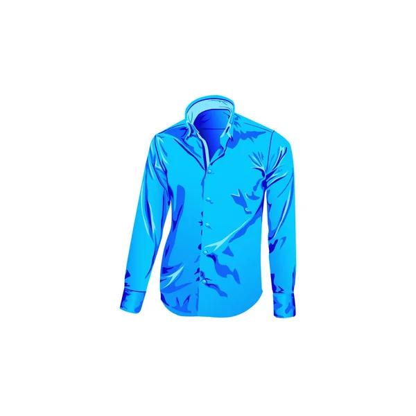 Un conjunto de ilustraciones para el sitio web - imagen raster de ropa de hombre. Elemento 6 blusa camisa chaqueta ropa ropa ropa manga cuello ropa moda manga algodón de Webit.Top —  Fotos de Stock