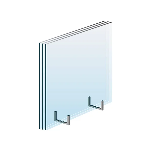 Eine Reihe von Illustrationen für Website - Raster-Image-Fenster. element 7 fensterscheibe glasfensterbau flügel licht innenraum von webit.top — Stockfoto