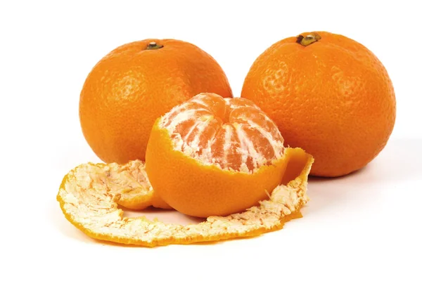 Tangerines. A ripe juicy orange citrus close up. — Stock Photo, Image