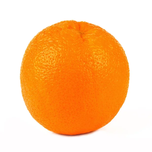 Świeży pomarańczowy na białym tle na białym tle. — Zdjęcie stockowe