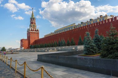 Moskova kremlin Kızıl Meydanı'na bakış
