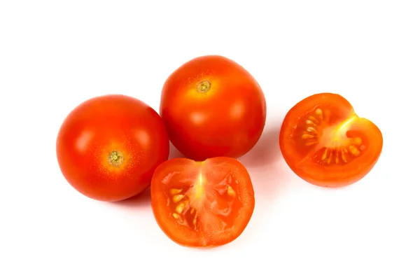 Reife Kirschtomaten aus nächster Nähe — Stockfoto