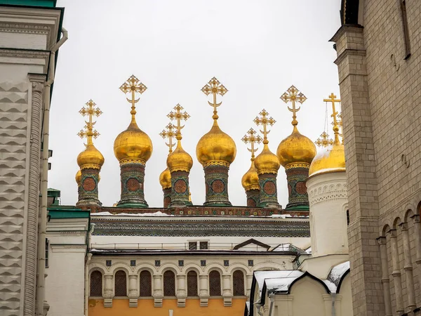 Православная церковь Московского Кремля — стоковое фото