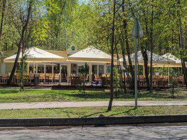 Şehir Parkı sokak bir kafede iç