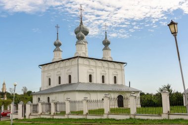 Suzdal eski kilisede. Rusya'nın 