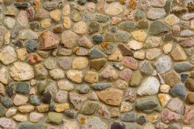 Ortaçağ taş duvar. Doğal katı taş arka plan.