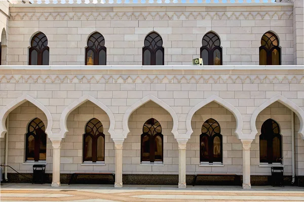 Piękny Biały Meczet Bulgarach Republika Tatarstanu Rosja Islam Religia Architektura — Zdjęcie stockowe