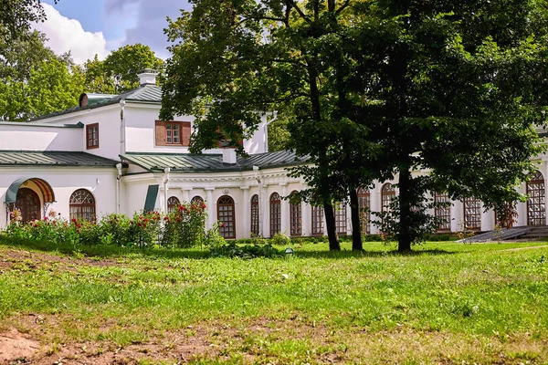 Belarus, Zalesie August 2019. The building is an old manor of the famous composer Oginsky.