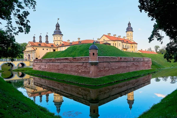 Внешний Вид Средневекового Замка View Old Castle Fortress Wall Roat — стоковое фото