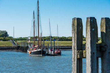Langeoog adasının Limanı