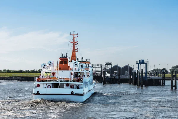 Гавань острові Langeoog — стокове фото