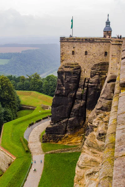 Fort Koenigstein in Saxony / Germany — Stockfoto