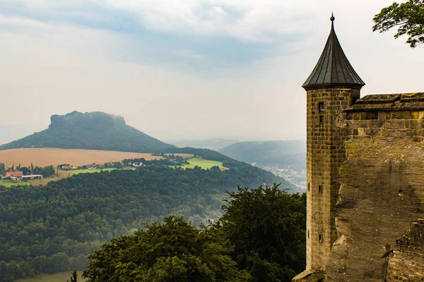 Fort Koenigstein in Saxony / Germany — Stockfoto